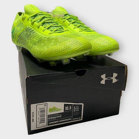 Under Armour Shadow Pro FG Soccer Cleats Carbon Fiber 3025643-300 Mens size 10.5 - Picture 1 of 12